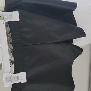 Girls shiny black bootie shorts